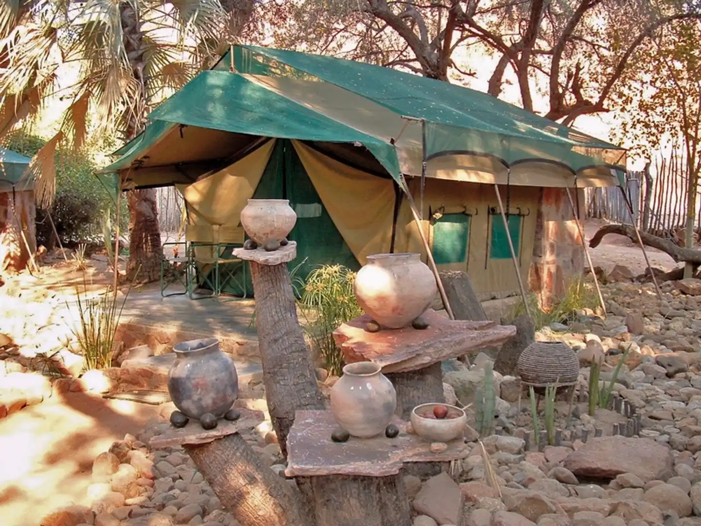 Epupa Camp Terrasse