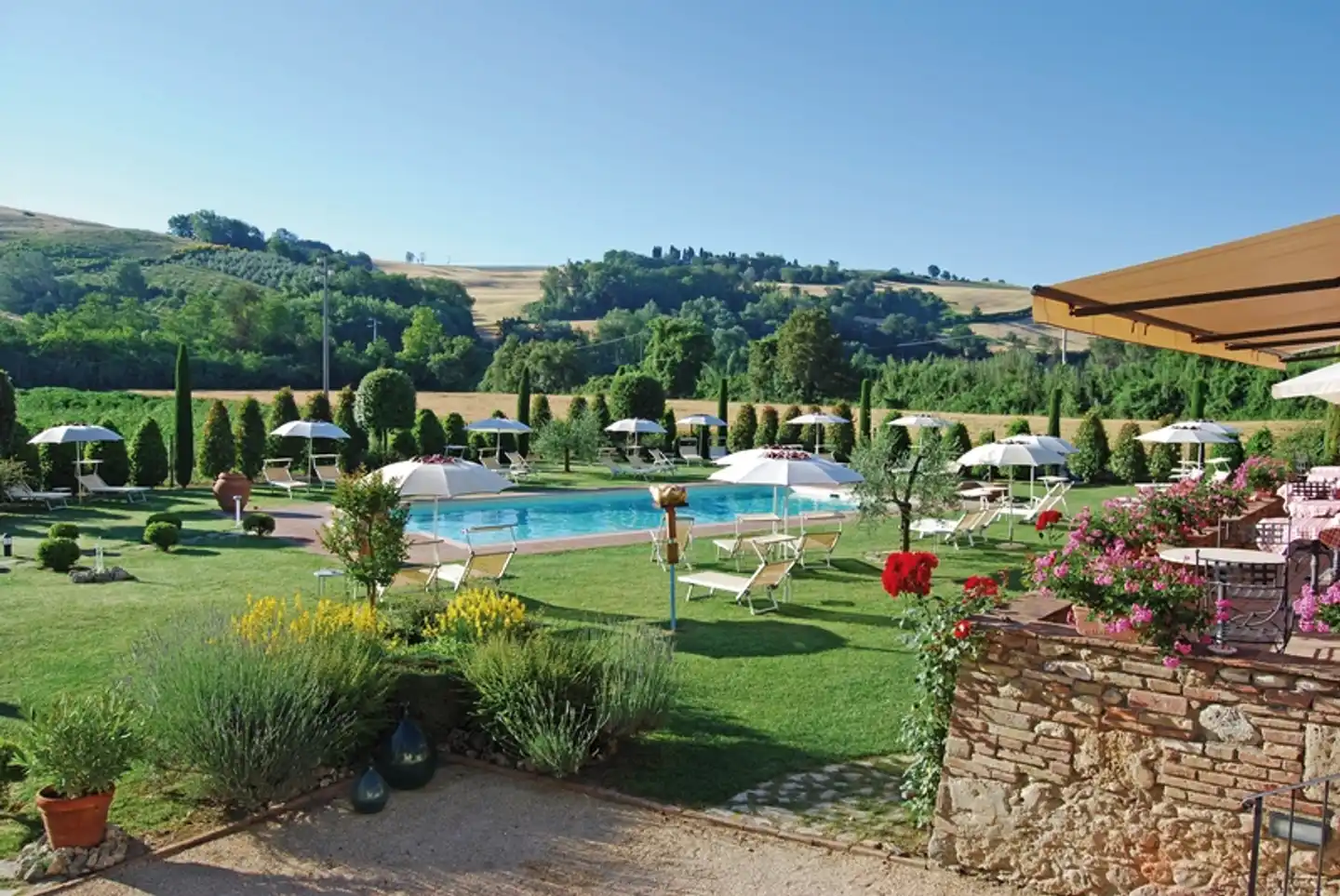 Molino di Foci Garten