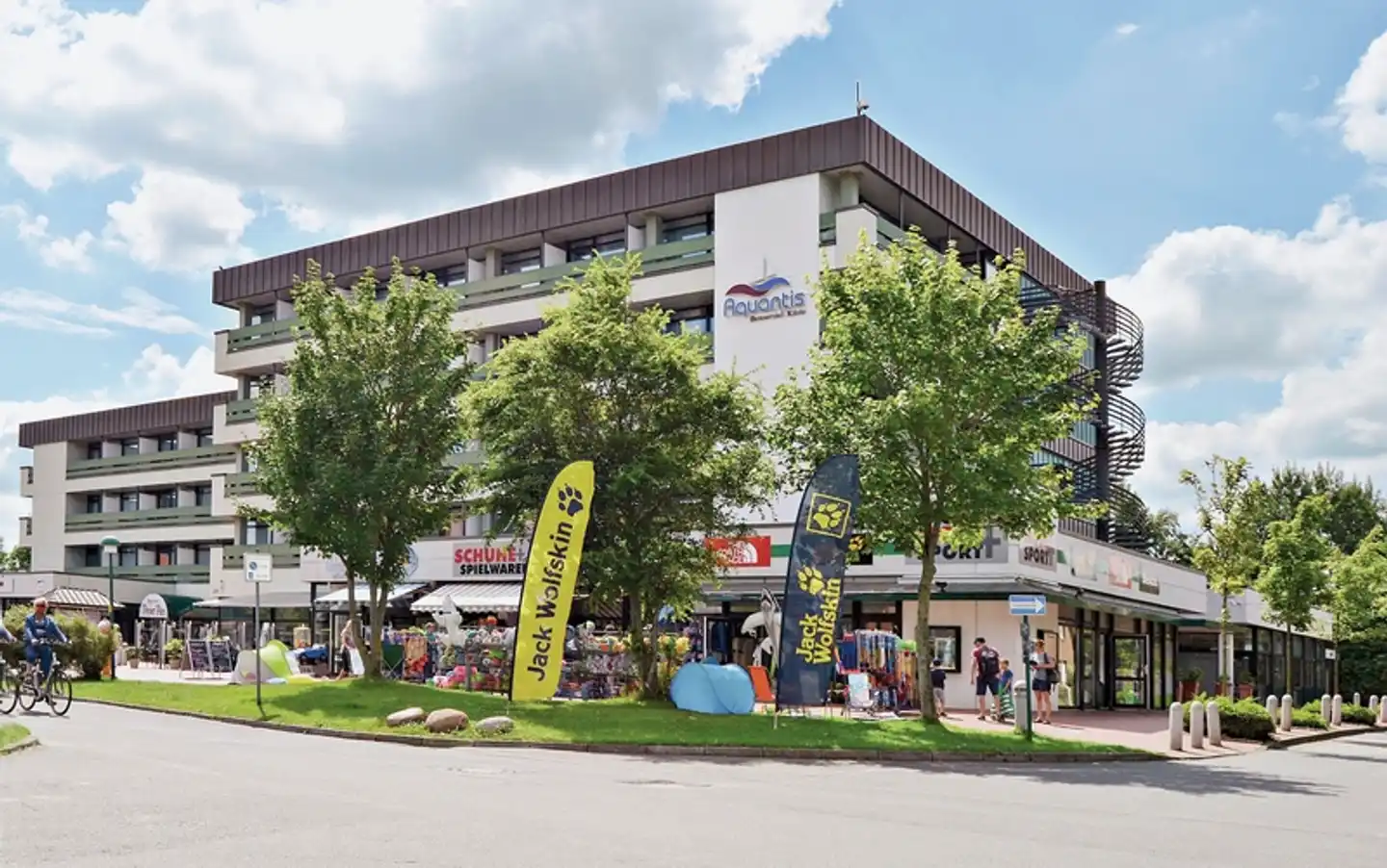 Aquantis Bensersiel Hotel & Ferienwohnungen Aussenansicht