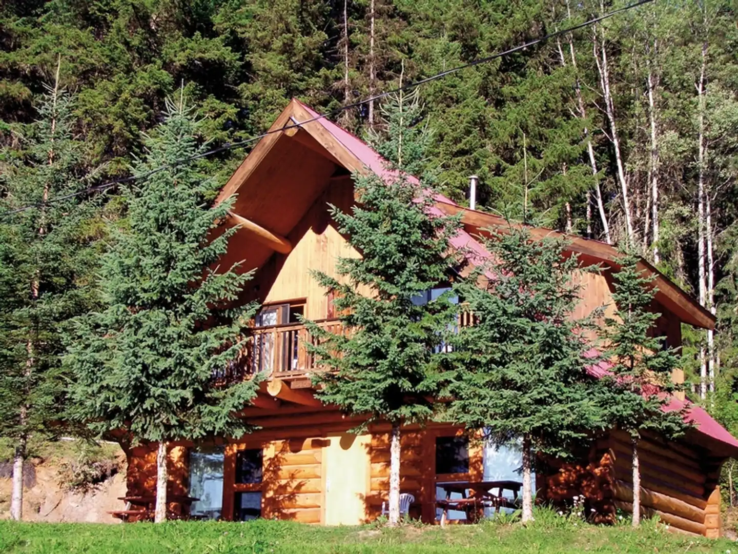 Helmcken Falls Lodge Aussenansicht