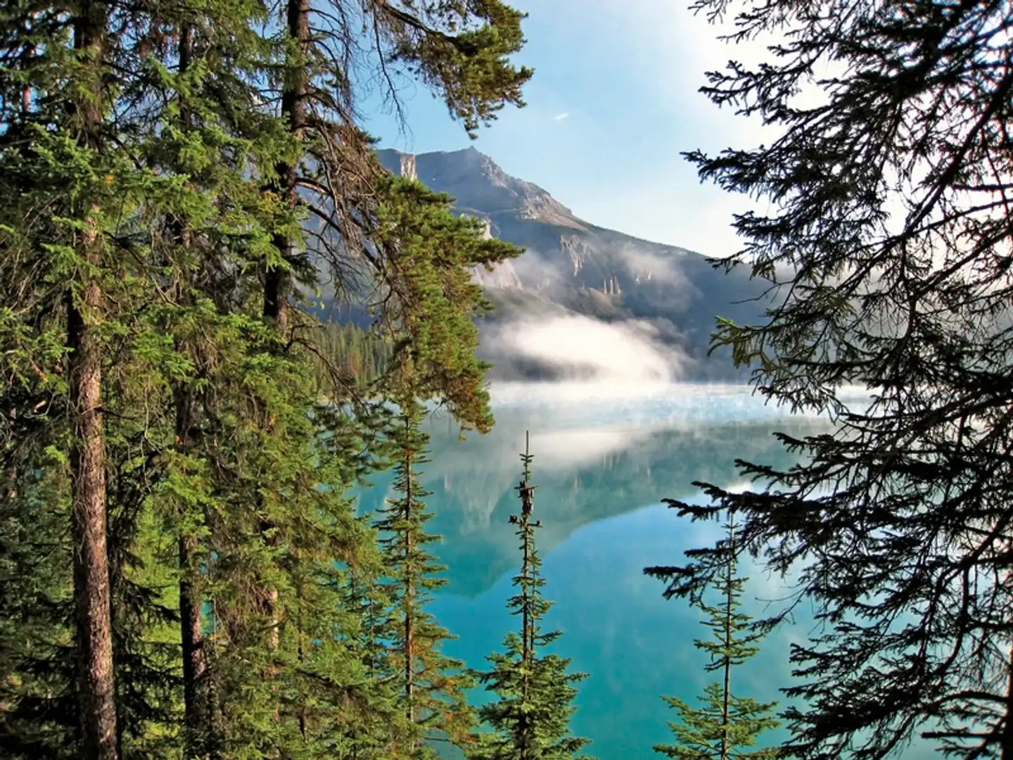 Emerald Lake Lodge Landschaft