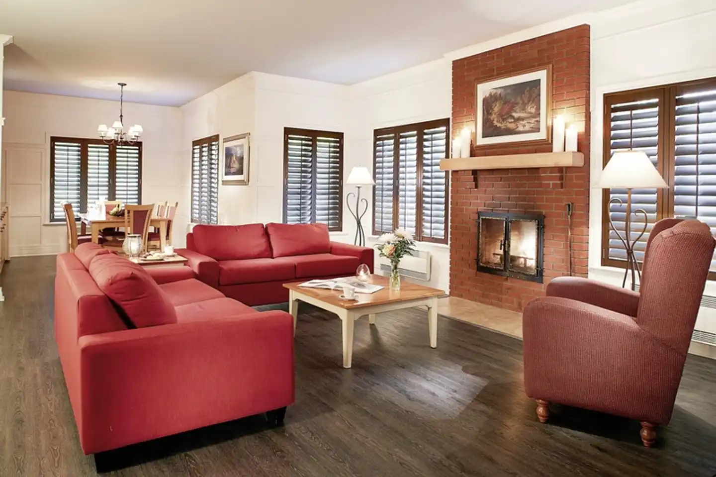 Lac A L'Eau Claire - Hotellerie Champetre Lobby