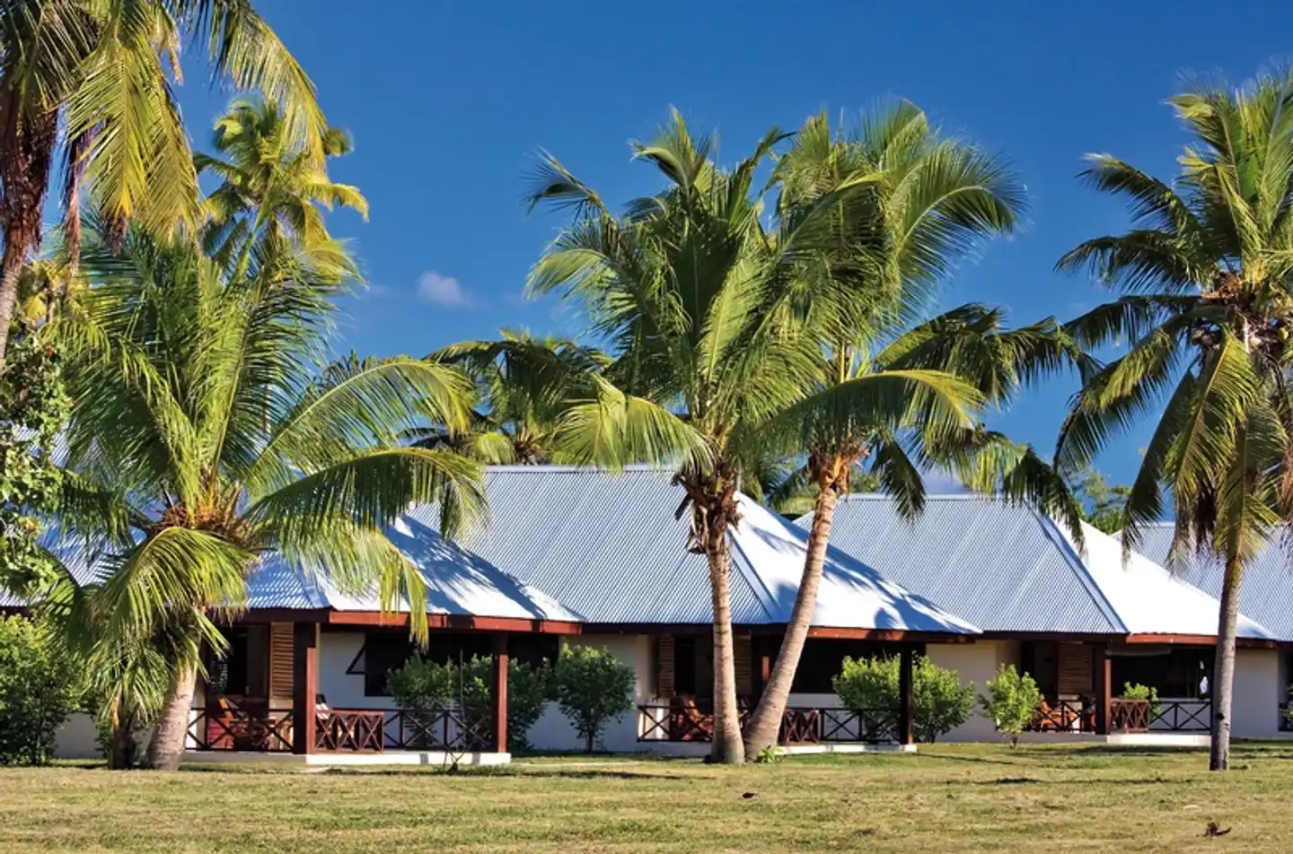 Bird Island Private Island Villas Garten