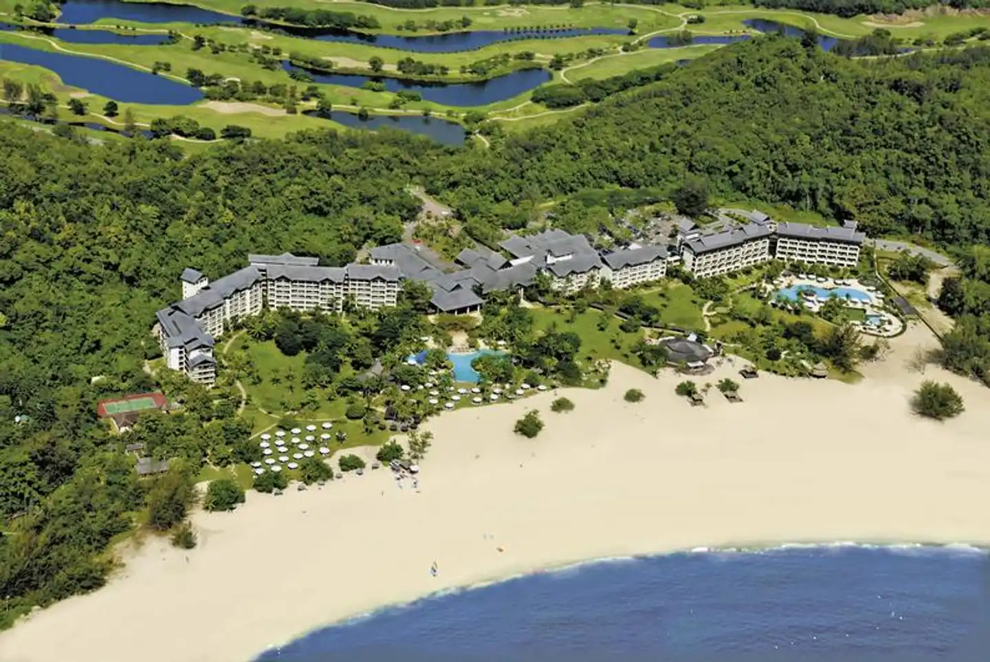 Shangri-La Rasa Ria Aussenansicht