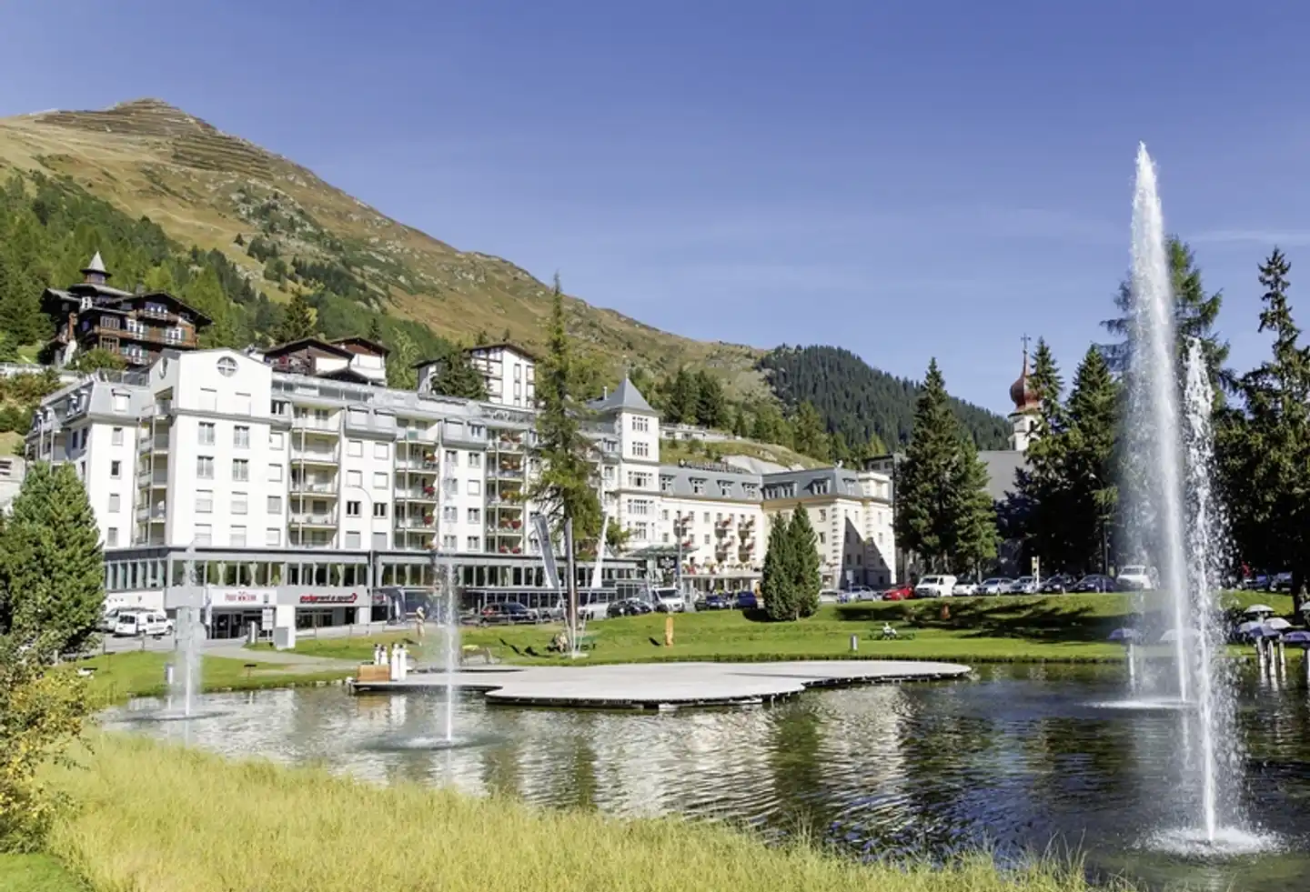 Hotel Seehof Davos Aussenansicht