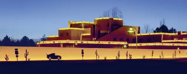 Disney Hotel Santa Fe Modellaufnahme