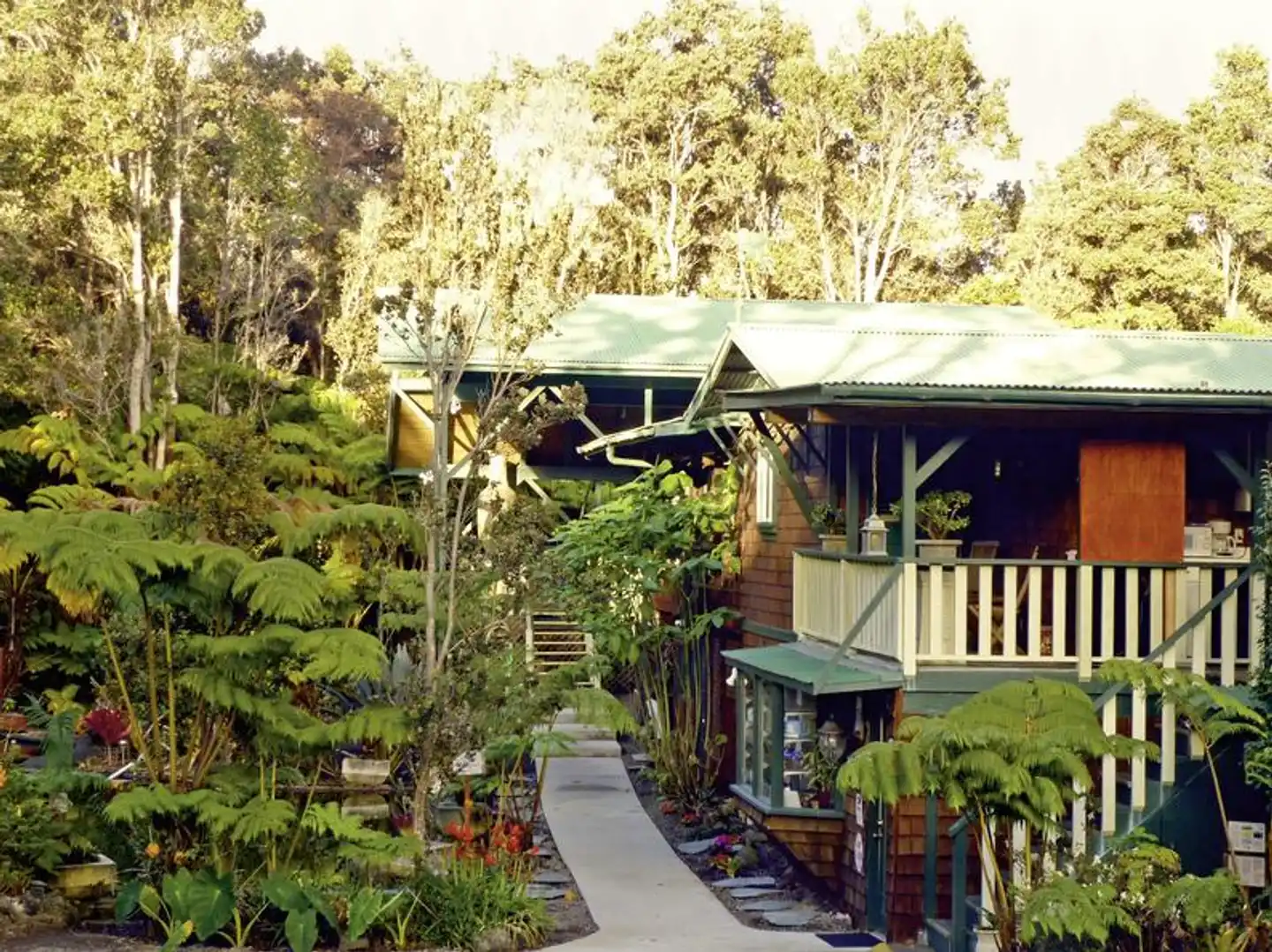 Chalet Kilauea Hotel Terrasse