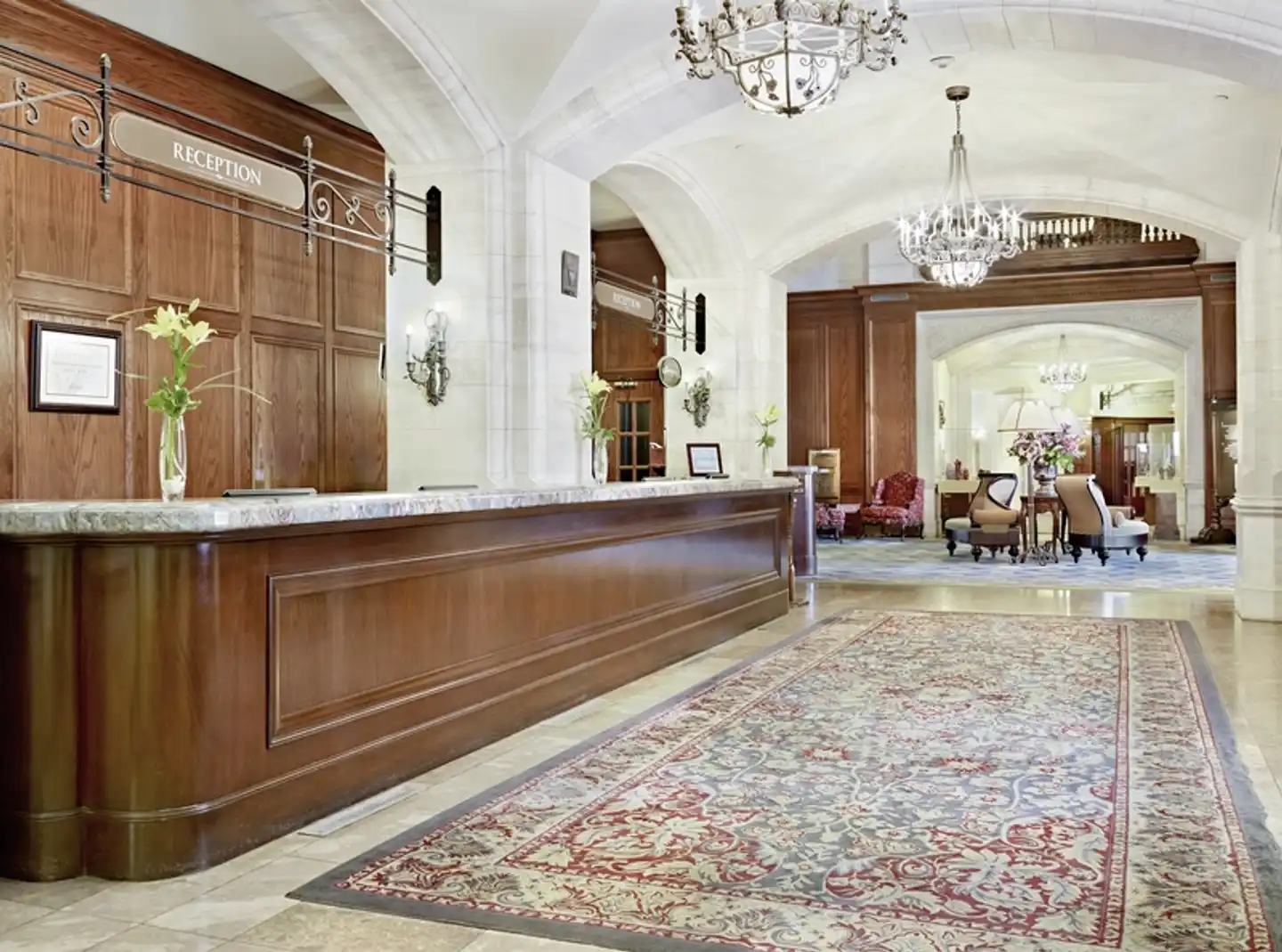 Fairmont Hotel MacDonald Lobby