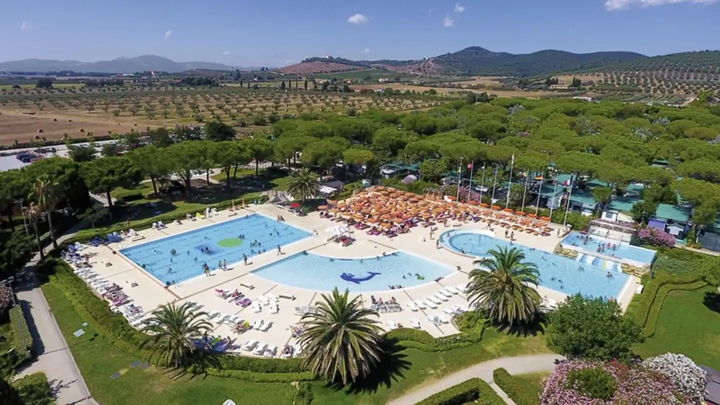 Pappasole Camping Village Mobilhome Premium Pool