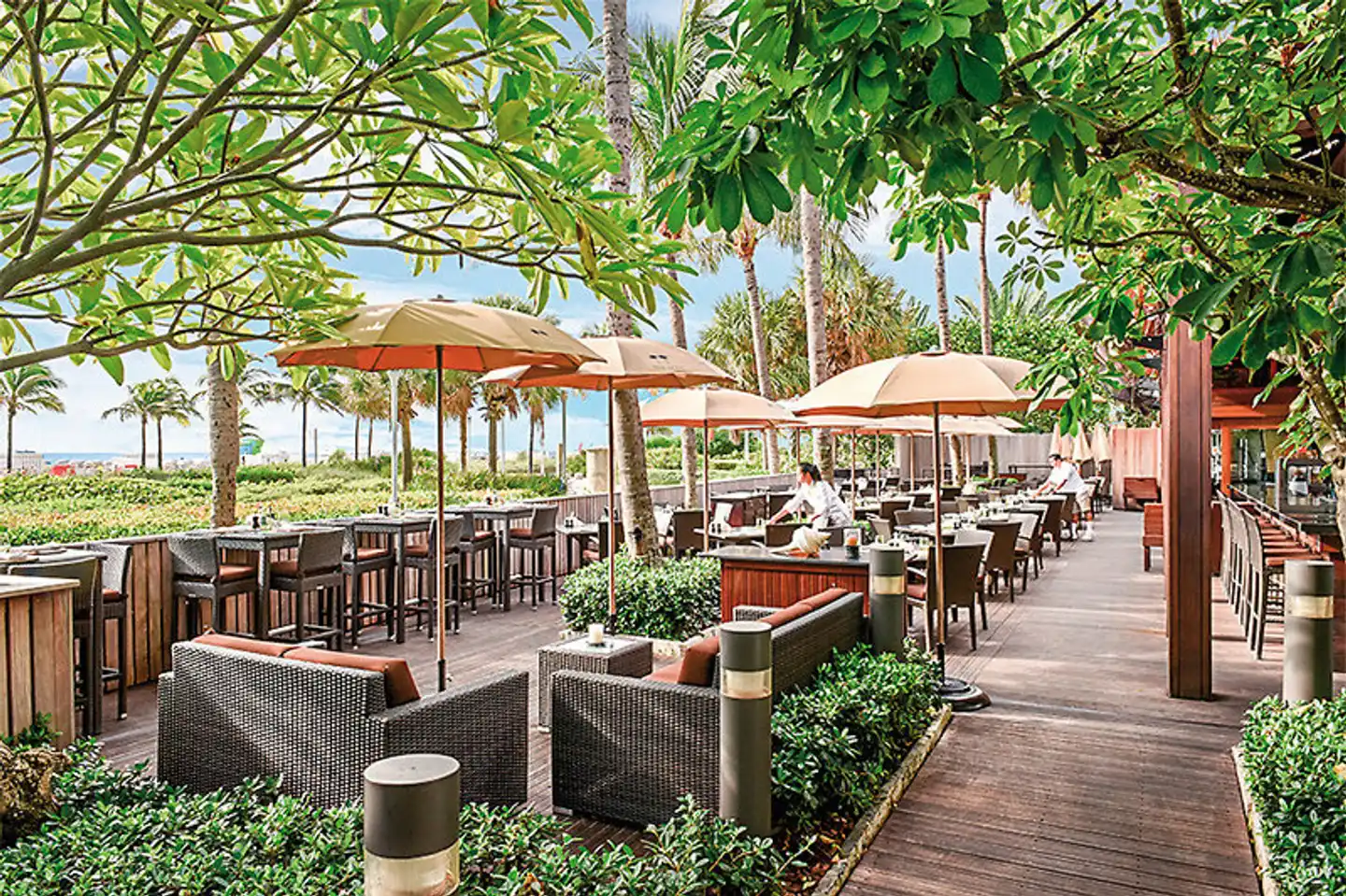 The Setai Miami Beach Terrasse