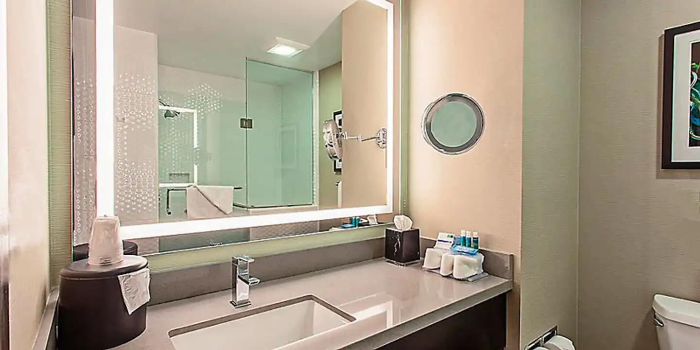 Holiday Inn Express Hotel & Suites Hollywood Walk of Fame Badezimmer