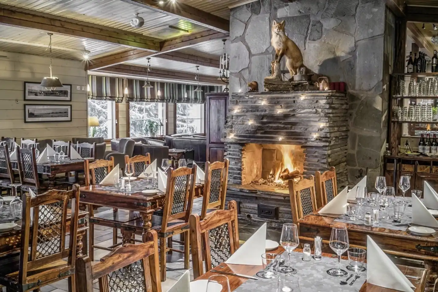 Lapland Hotels Ounasvaara Chalets Restaurant