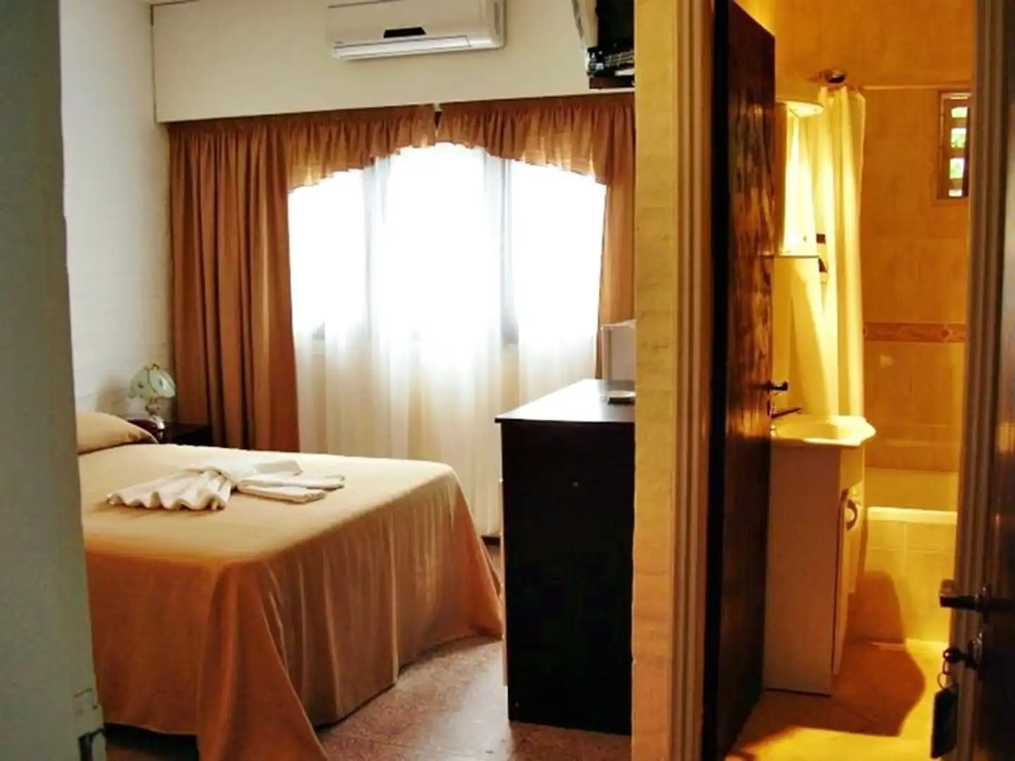 San Remo Hotel Badezimmer