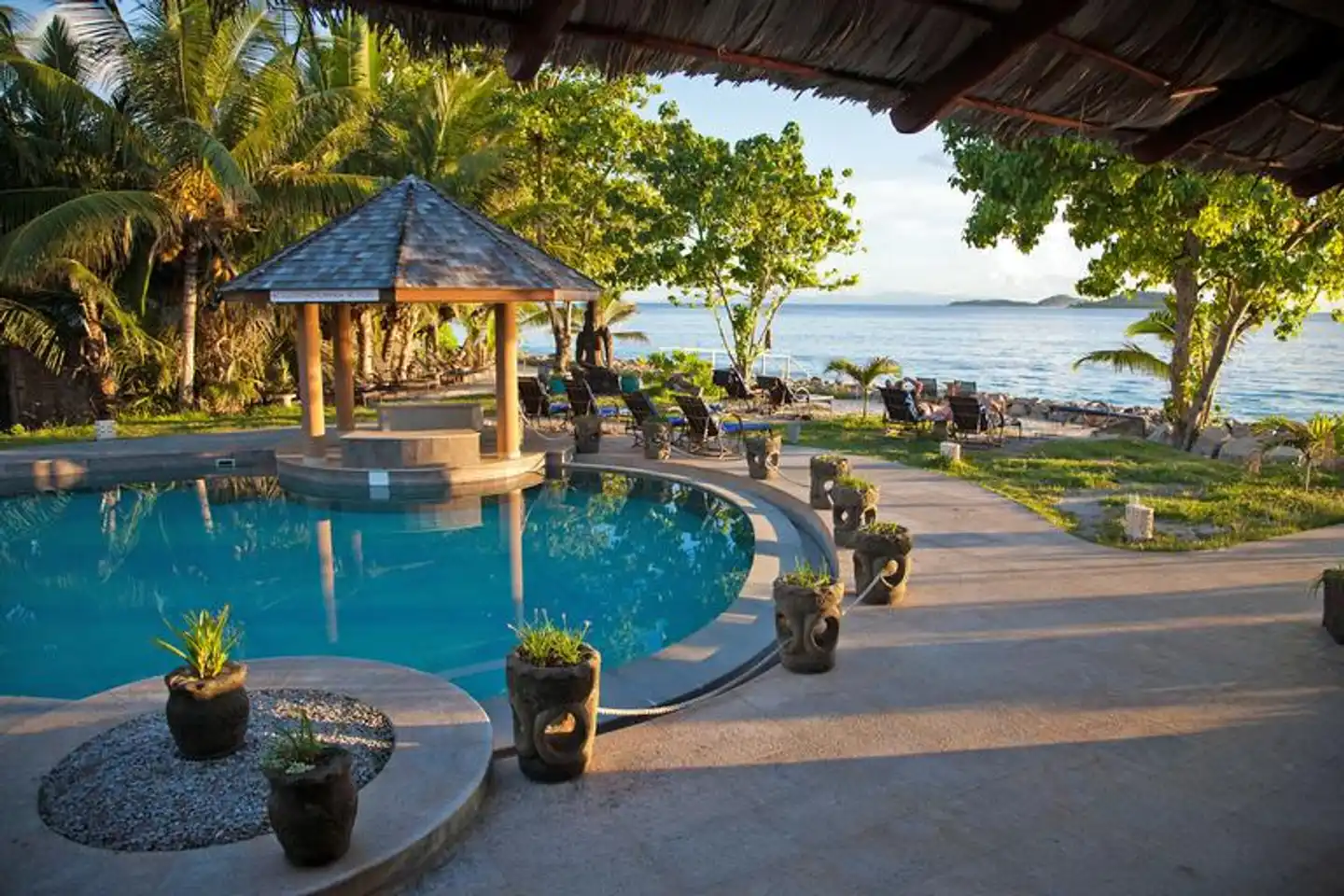 Castello Beach Hotel Garten