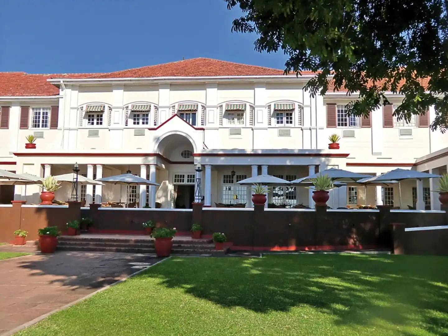 The Victoria Falls Hotel Aussenansicht