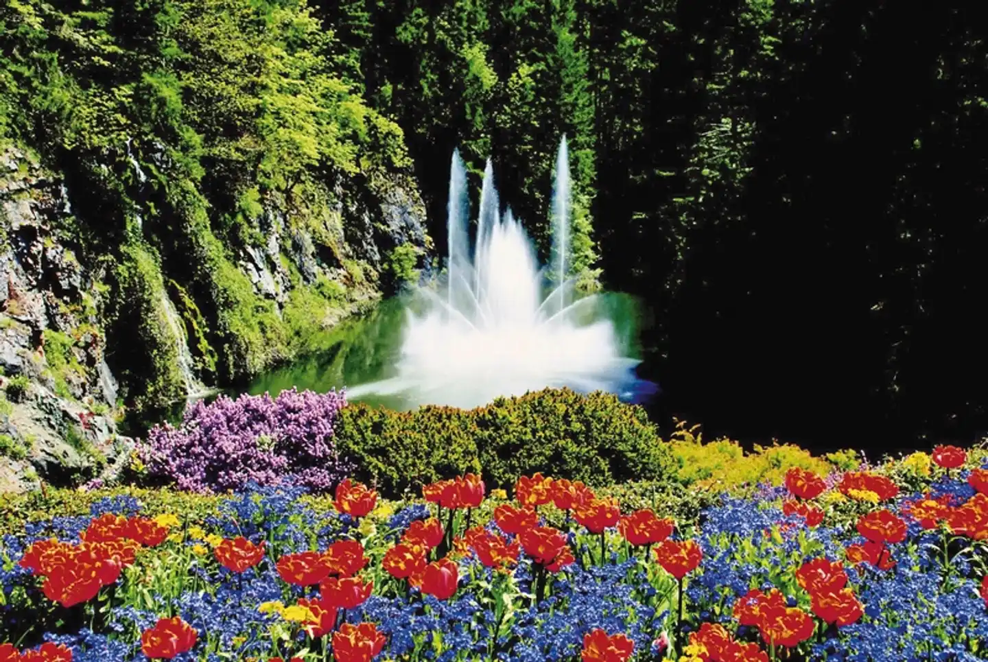 Im Land der Berge und Seen Landschaft