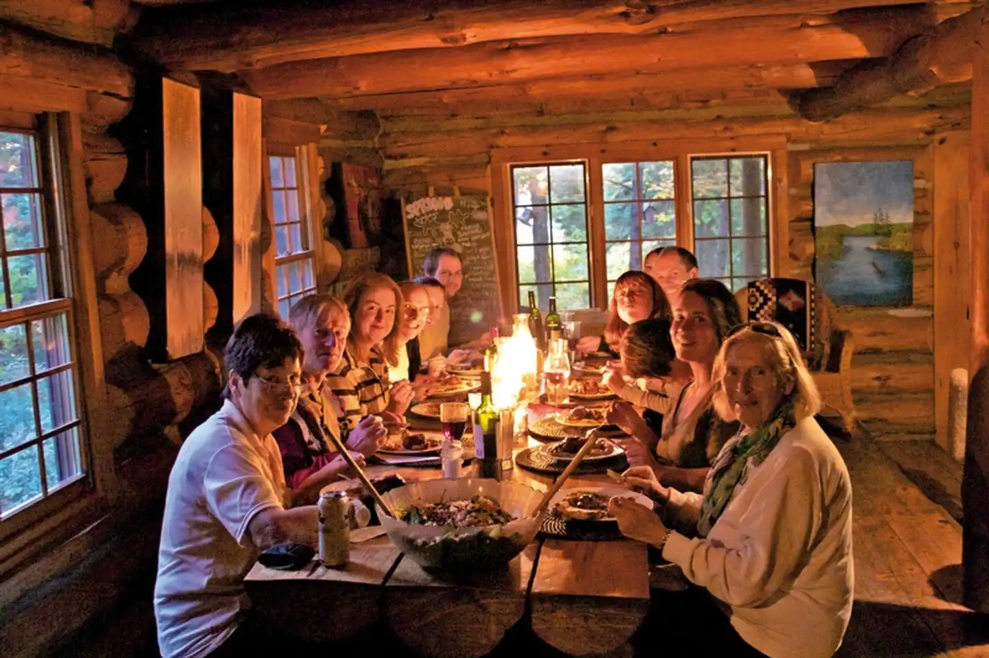 Algonquin en canoë - Lodge Personen