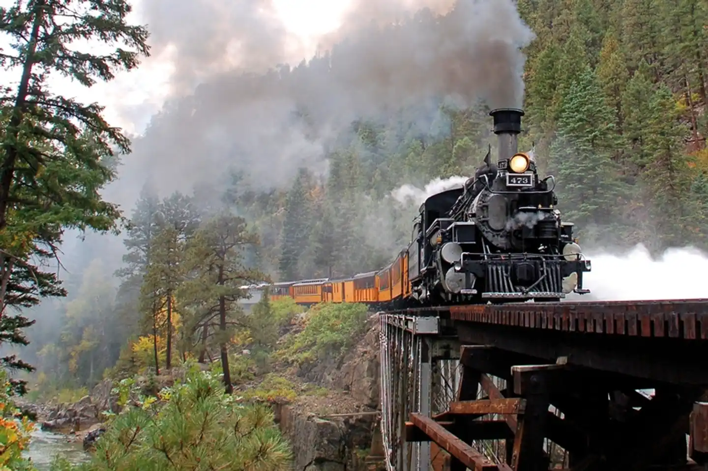 Vom Yellowstone zum Grand Canyon Landschaft